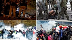 Hong Kong, Chile, Francia y Bolivia estos días