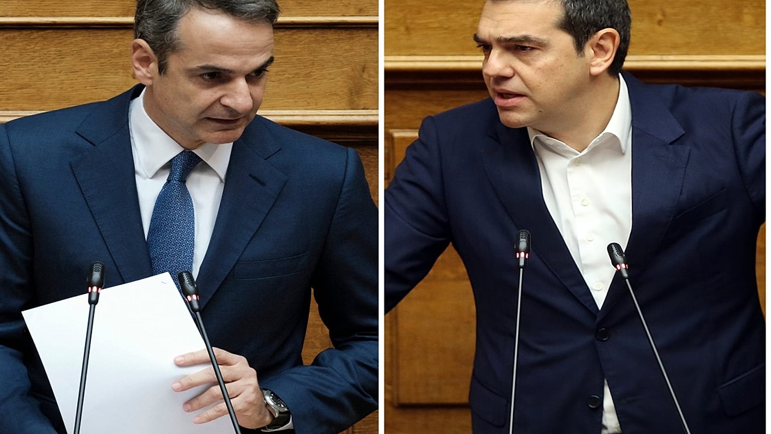 Σύγκρουση Μητσοτάκη-Τσίπρα στην «Ώρα του Πρωθυπουργού»