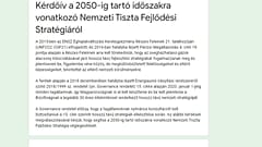 Konzultációt tart a magyar kormány a környezetvédelemről, csak nem hirdeti