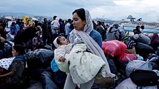 Greece is already moving migrants onto the mainland.