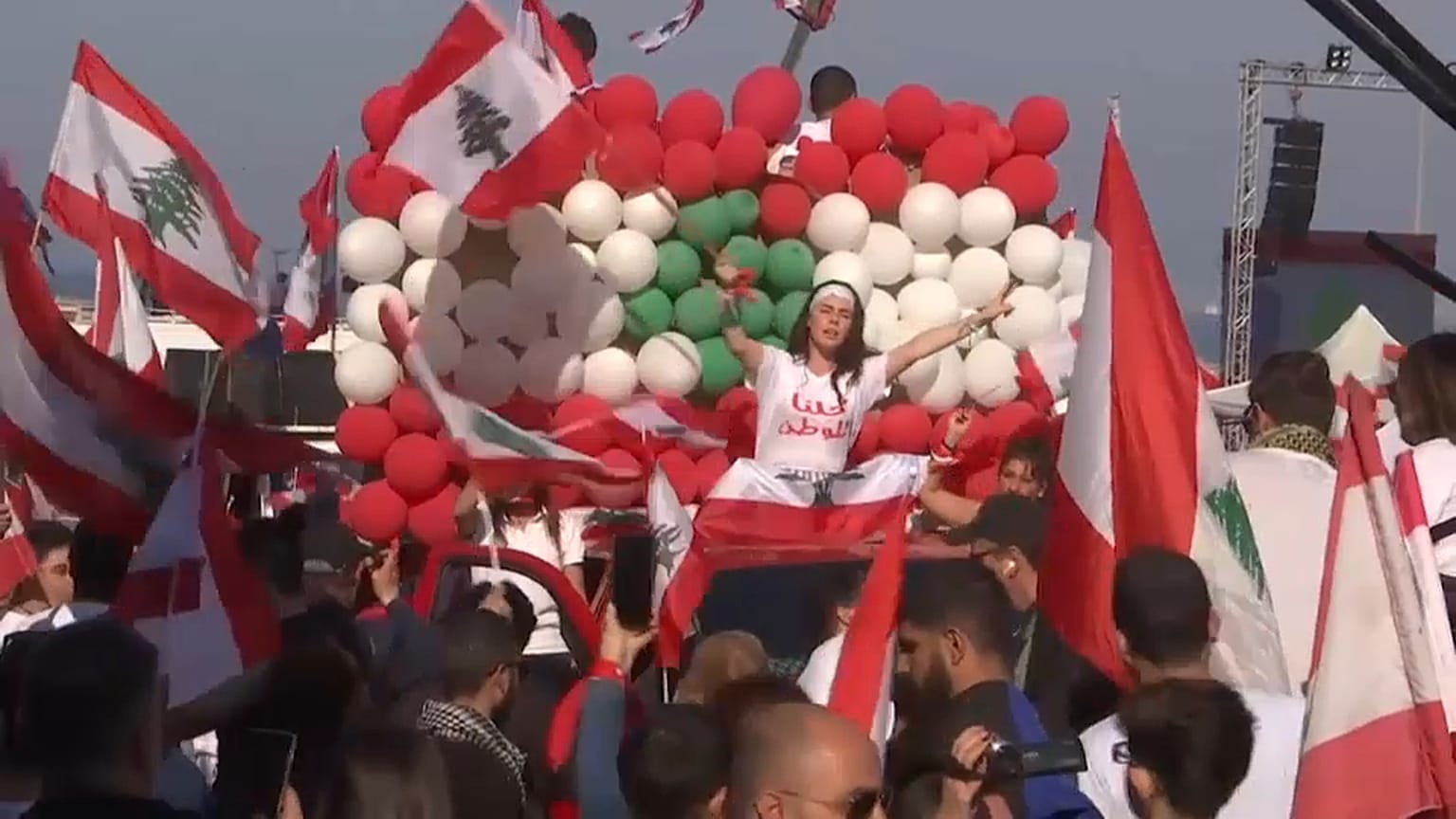 Libano, "controfesta" nazionale