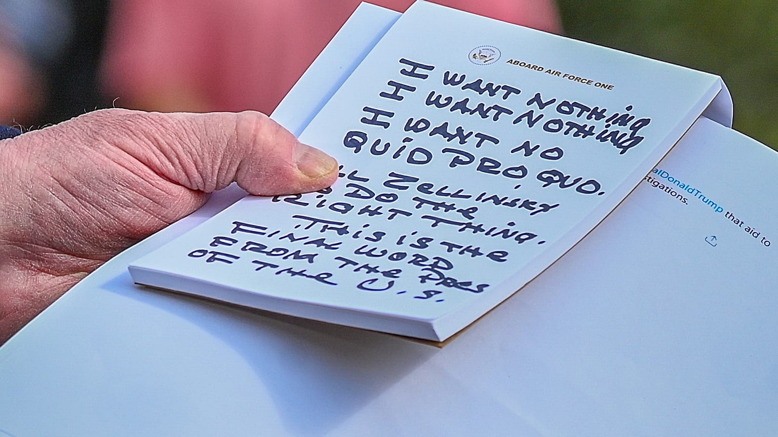 "I want nothing" - Trumps Text geht viral: 4 Songs