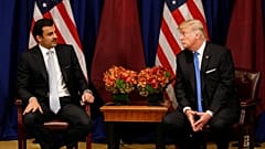 Trump, Katar Emiri ile Taliban'ın serbest bıraktığı rehineleri görüştü