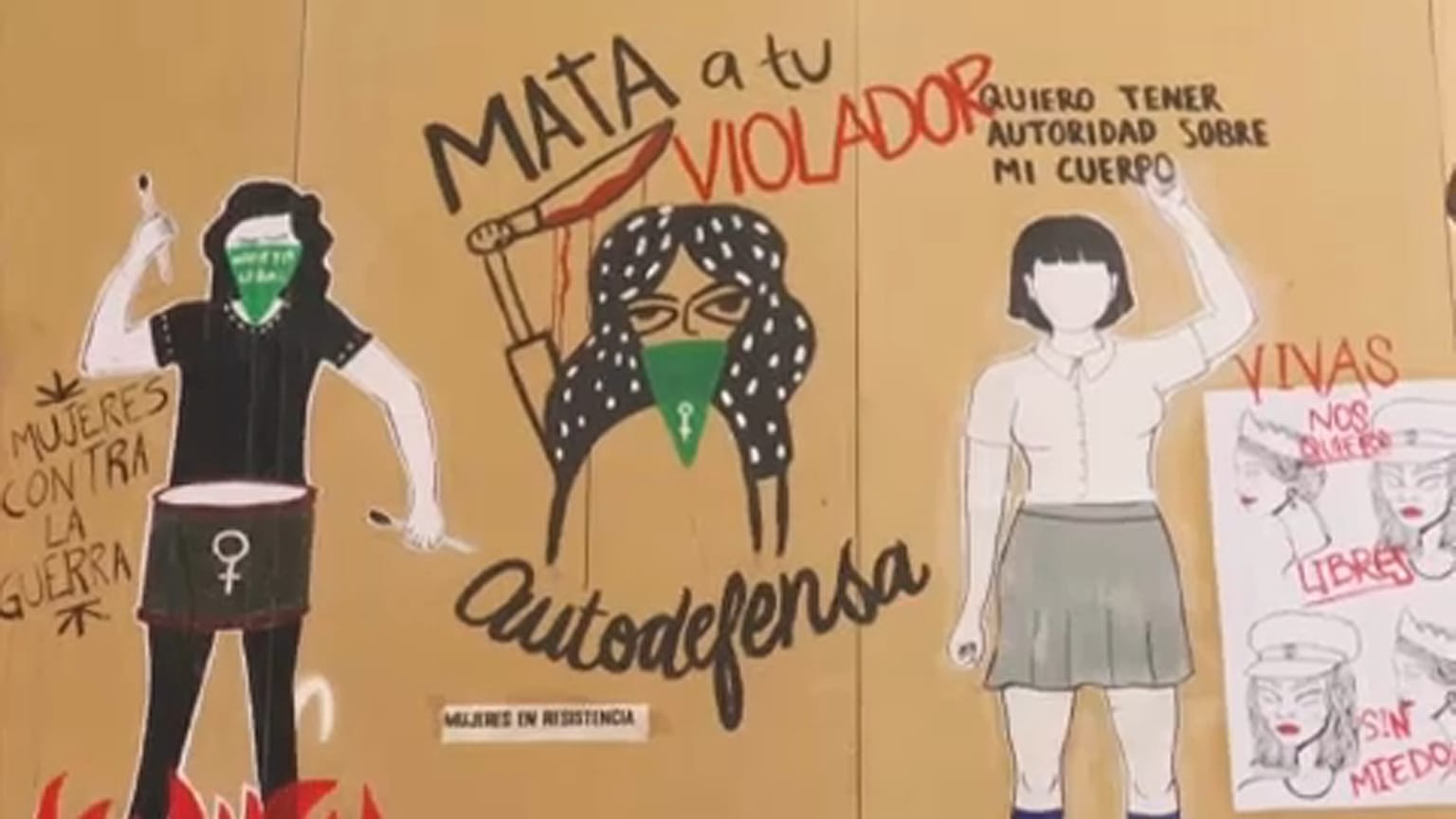 Horgolótűvel és graffitivel az erőszak ellen