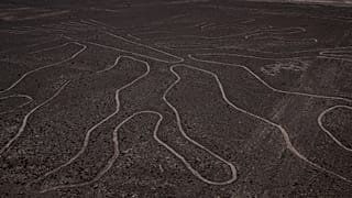 Imágenes de las Líneas de Nazcar durante el rally Dakar en Perú, el 8 de enero de 2019.