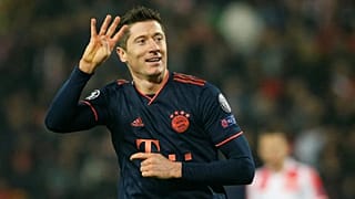 Quattro: come i gol segnati da Robert Lewandowski.