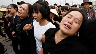 The families of the victims are attending funerals as their loved ones are repatriated