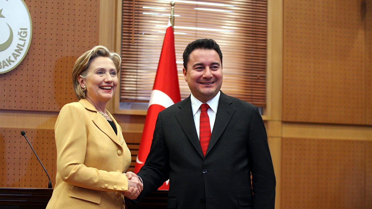Eski Dışişleri Bakanı Ali Babacan ve Amerikalı mevkidaşı Hillary Clinton, 7 Mart 2009