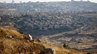 Batı Şeria'da bir Yahudi yerleşim birimi