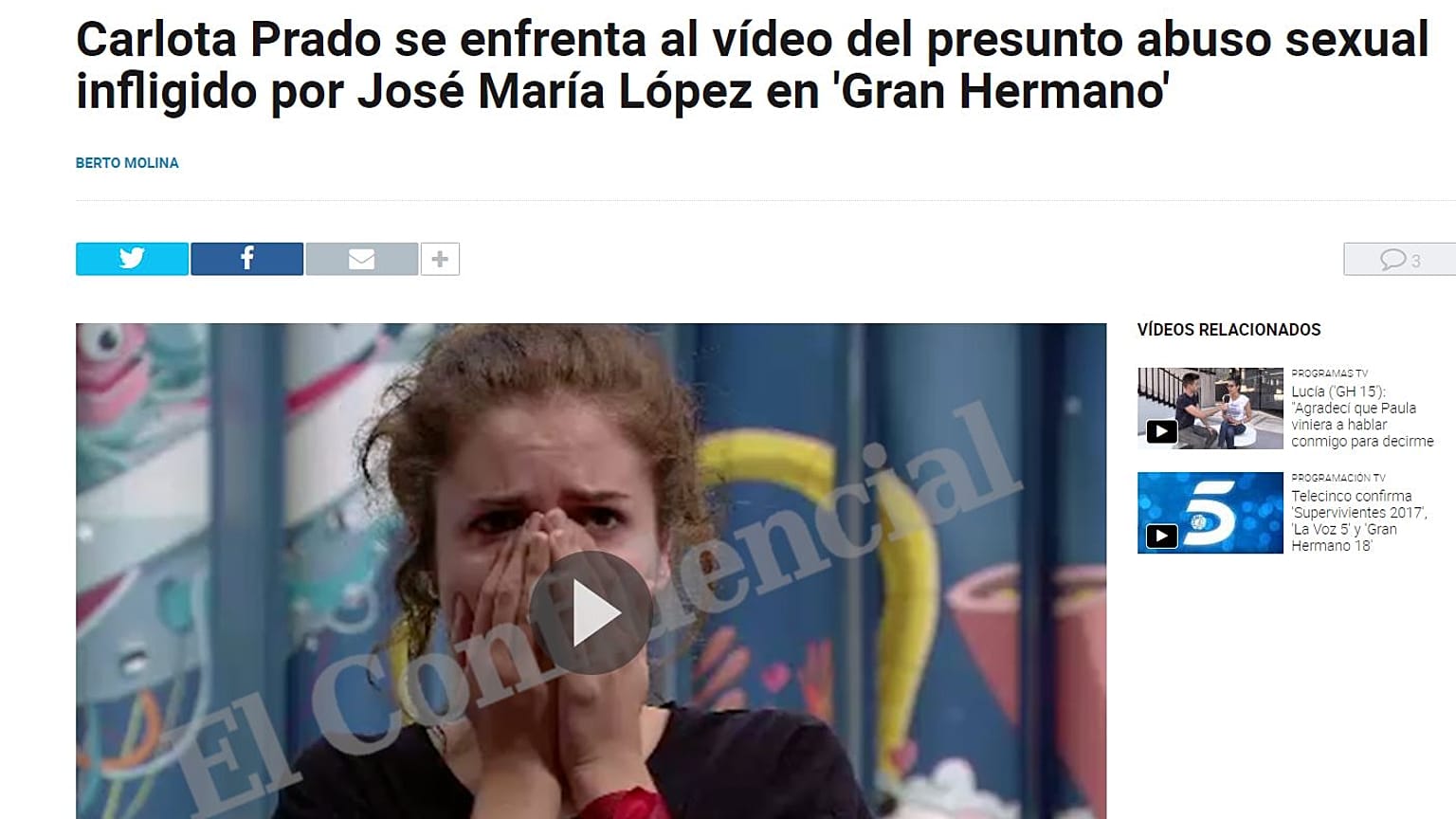 Vergewaltigung bei BIG BROTHER in Spanien? Sponsoren sagen ab
