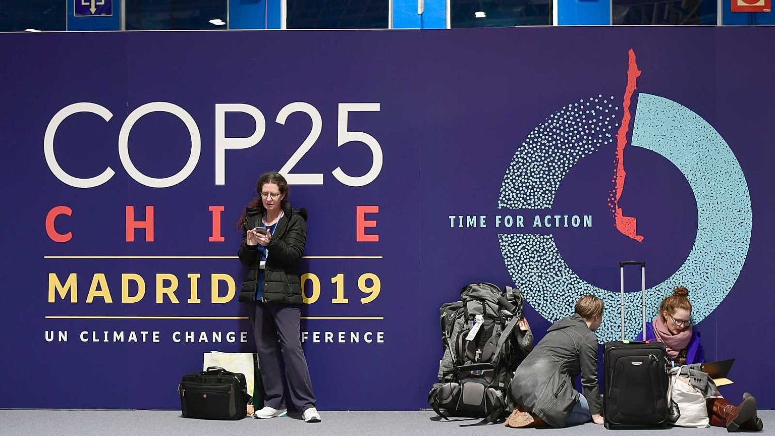 Le Centre des congrès à Madrid, où la COP25 est organisée, le 1er décembre 2019.
