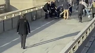 Eyewitness says man used narwhal tusk to confront terrorist suspect in London Bridge stabbing