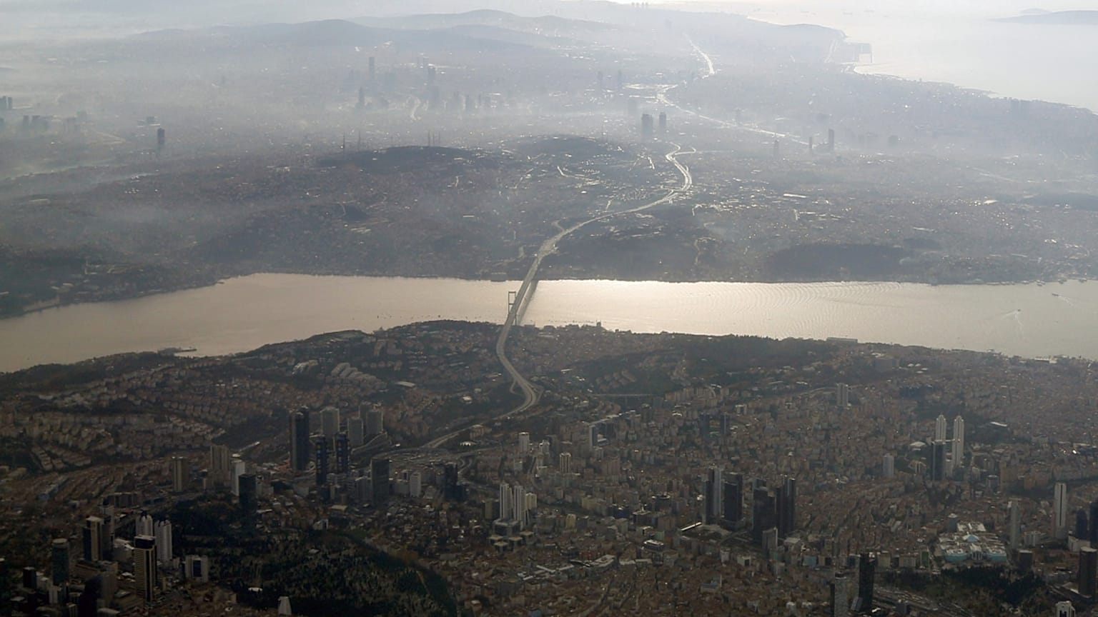 İstanbul havadan görünümü