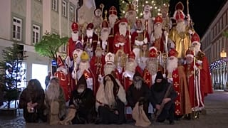 70 Pères Noël rassemblés en Allemagne