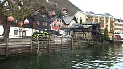 Пожар в историческом городе
