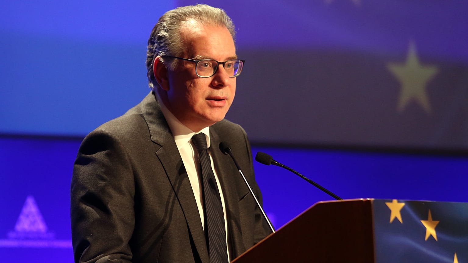 Ο αναπληρωτής υπουργός Προστασίας του Πολίτη, αρμόδιος για την Μεταναστευτική Πολιτική Γιώργος Κουμουτσάκος