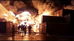 Großbrand in St. Petersburg