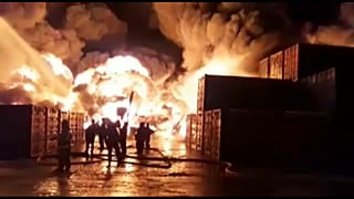 Großbrand in St. Petersburg