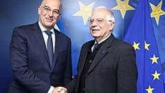 Οι τουρκικές προκλήσεις στο επίκεντρο της πρώτης συνάντησης Δένδια-Μπορέλ