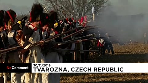 Napolyon'un en büyük savaş zaferlerinden biri Çekya'da yeniden canlandırıldı