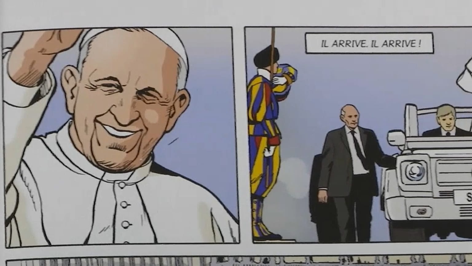 Verblüffend realistisch: Cartoon über Schweizer Garde