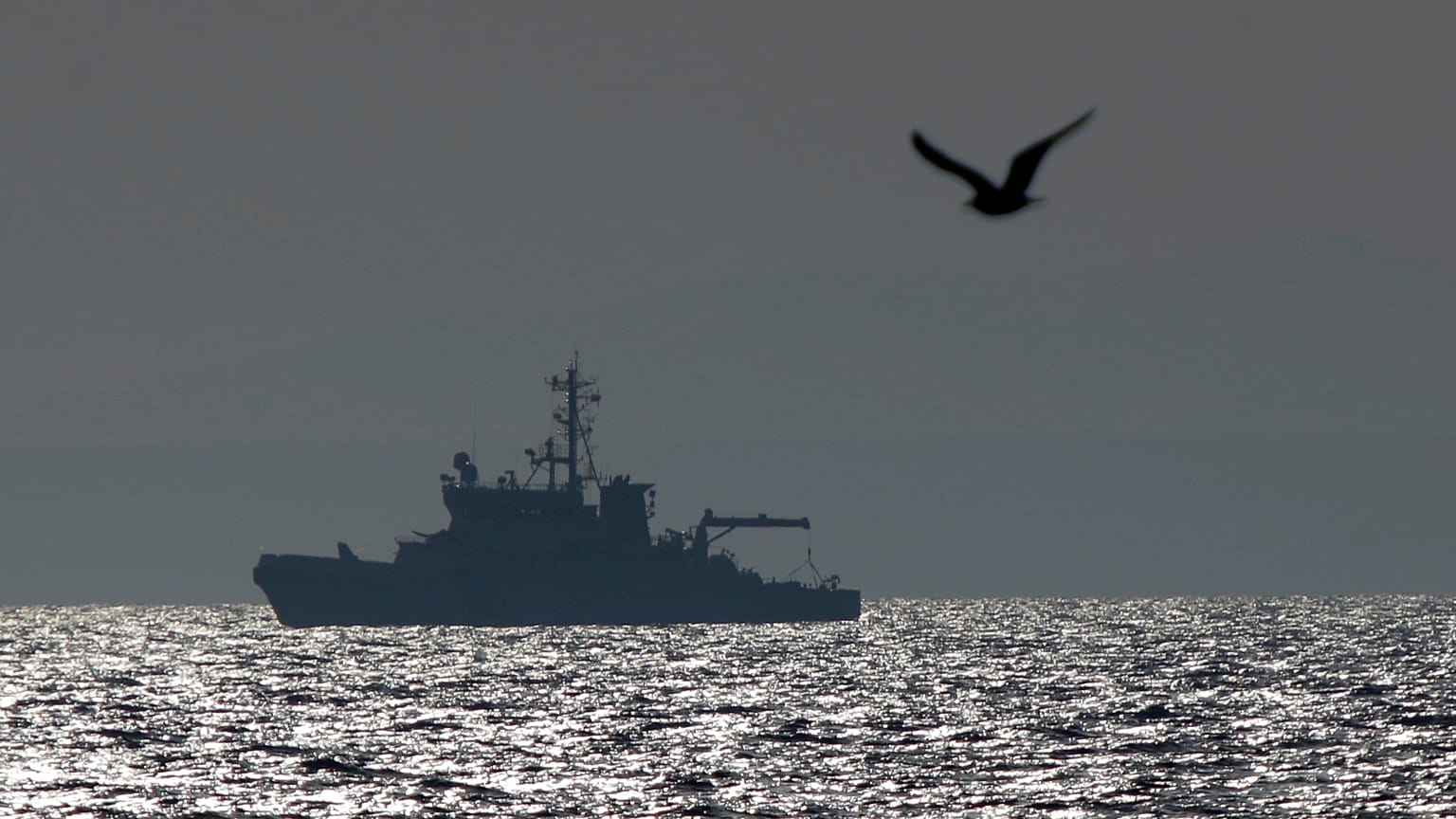 Merikarhu, a Finnish Border Guard vessel part of EU's Frontex forces 