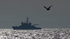 Merikarhu, a Finnish Border Guard vessel part of EU's Frontex forces 
