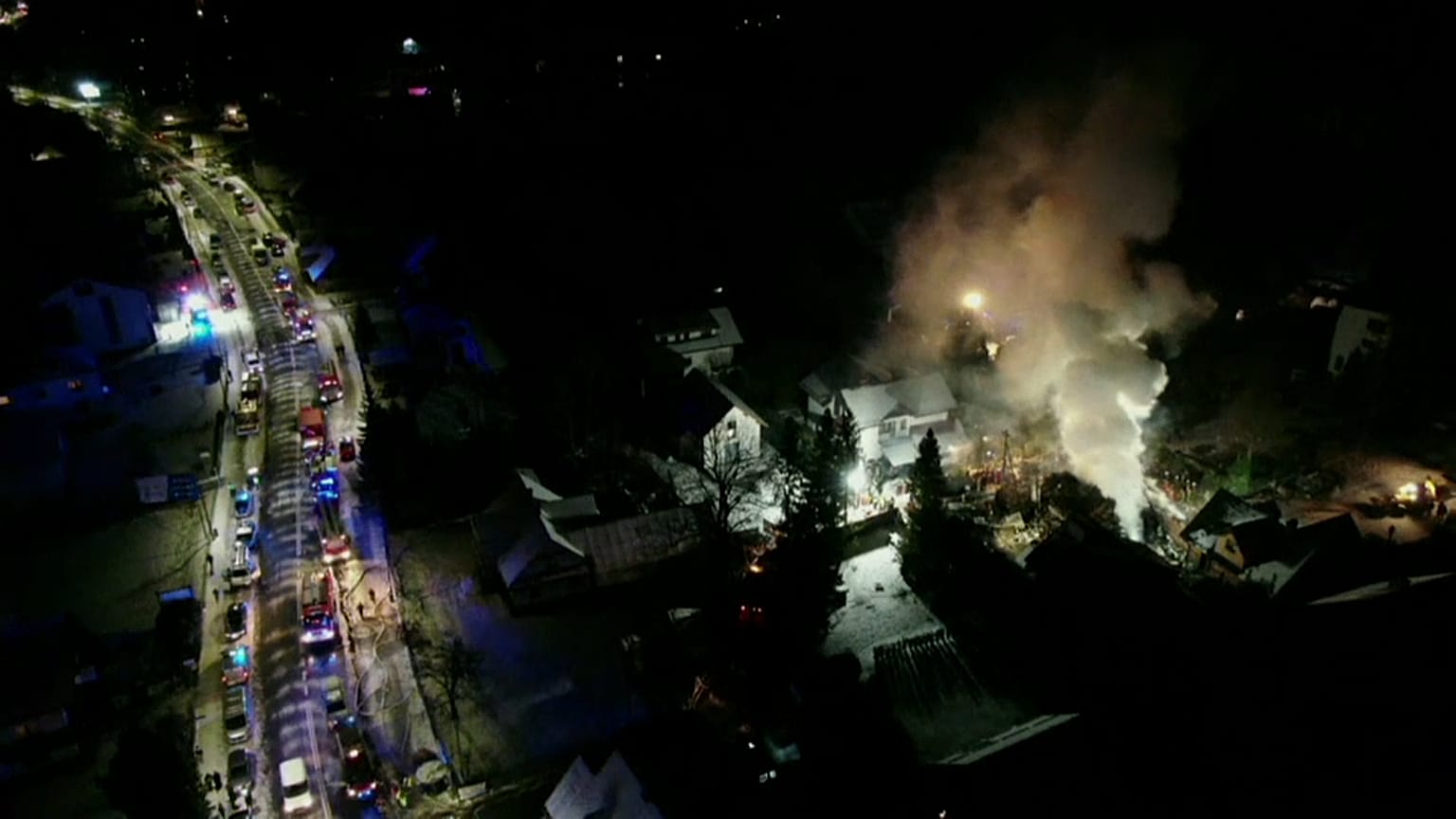 Pologne : dramatique explosion dans une station de ski