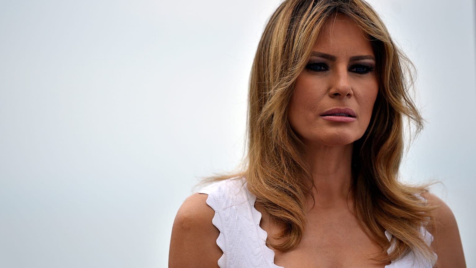 Melania Trump kiakadt