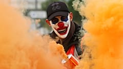 Demonstrant in Marseille