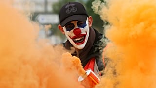 Demonstrant in Marseille