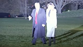 Trump hallgatásba burkolózott