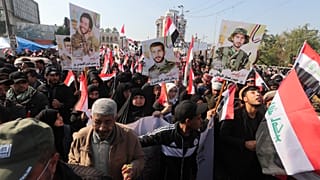 تجمع لمتظاهرين عراقيين وسط بغداد - 2019/12/05 - 