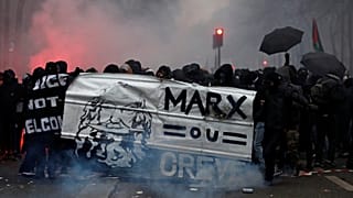 Franceses contestam projeto de reforma das pensões