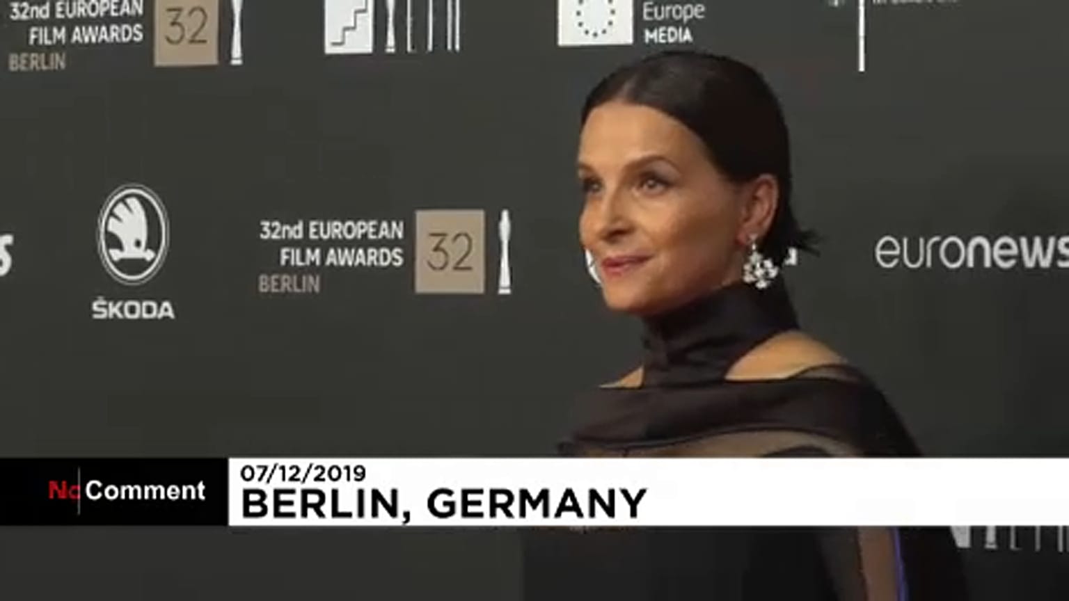 Elegante alfombra roja en los Premios del Cine Europeo