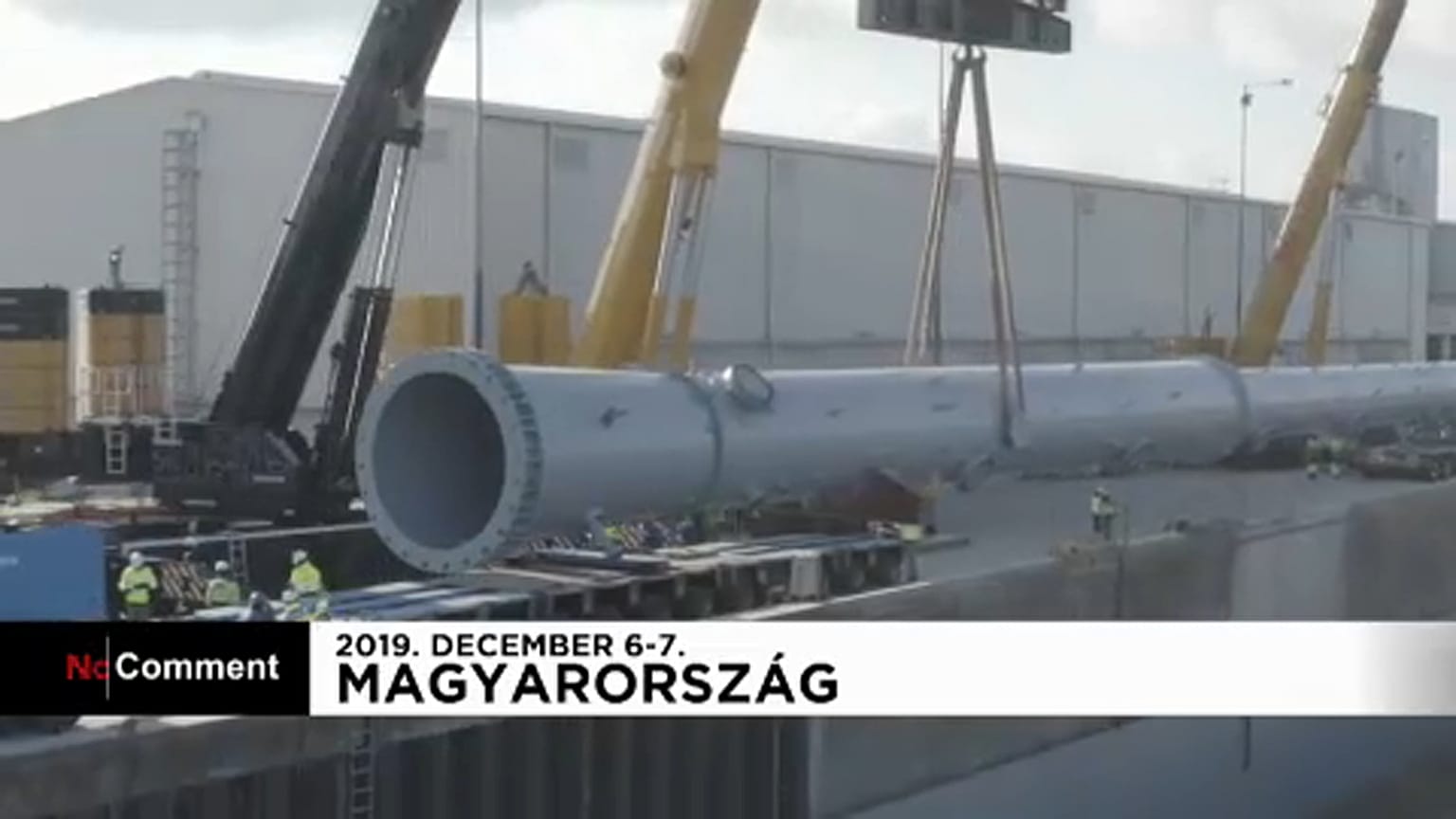 Tiszaújvárosba ért a MOL óriásszállítmánya