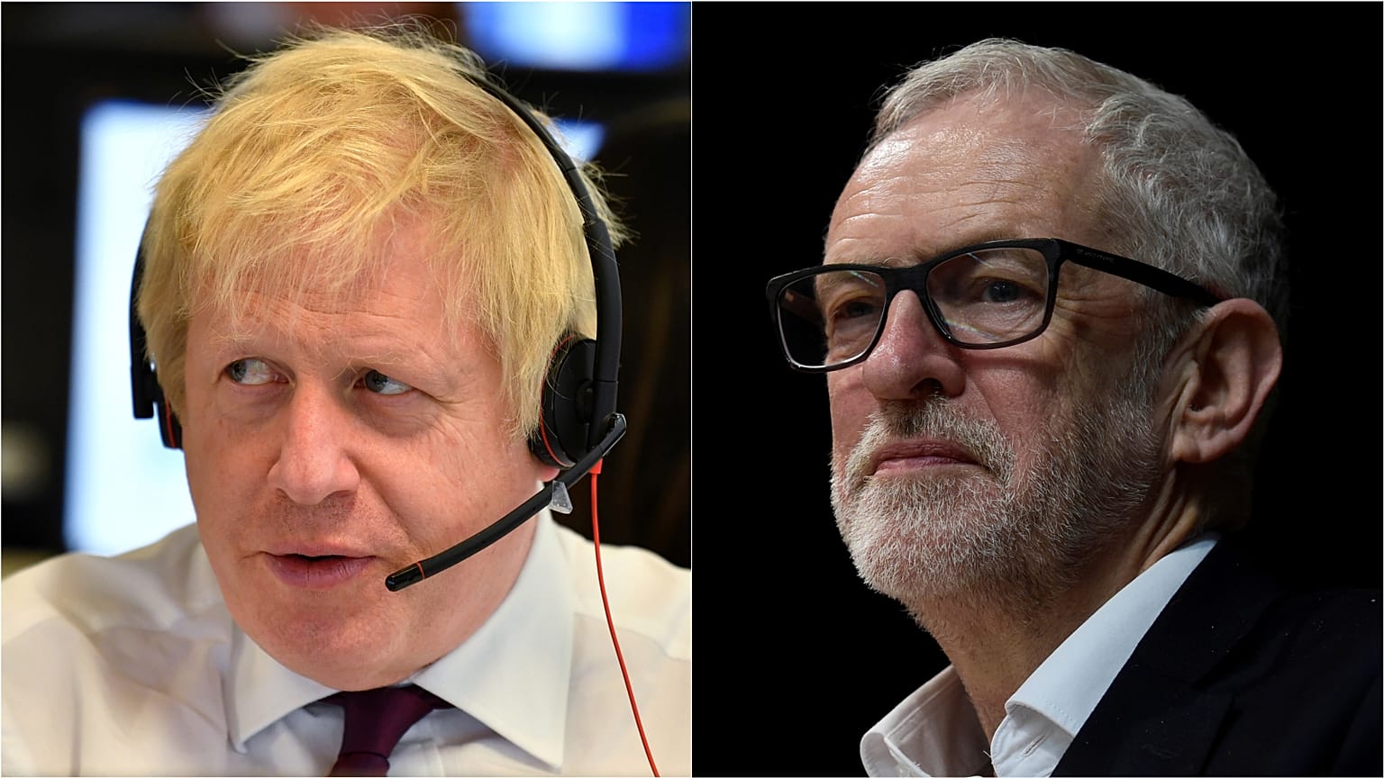 Boris Johnson and Jeremy Corbyn