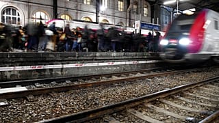 Gare Saint-Lazare in Paris on December 9, 2019.