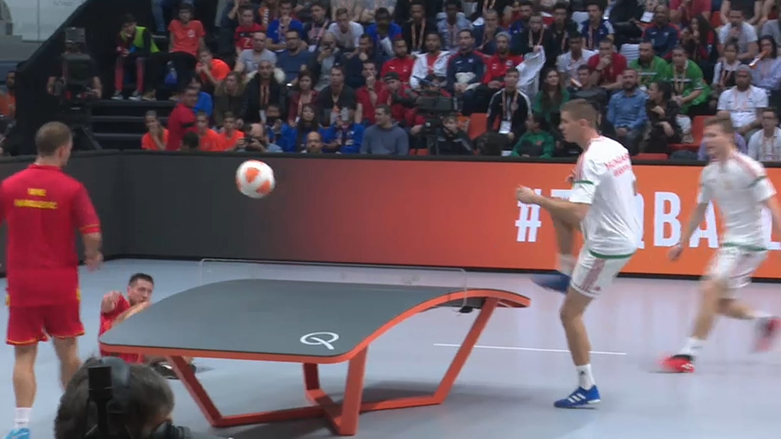 Budapest: Ungarn dominiert Teqball-WM 2019