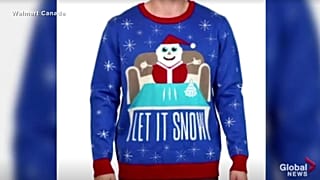 Koksnase Weihnachtsmann: Für diesen Pullover hat sich Walmart Kanada nun entschuldigt