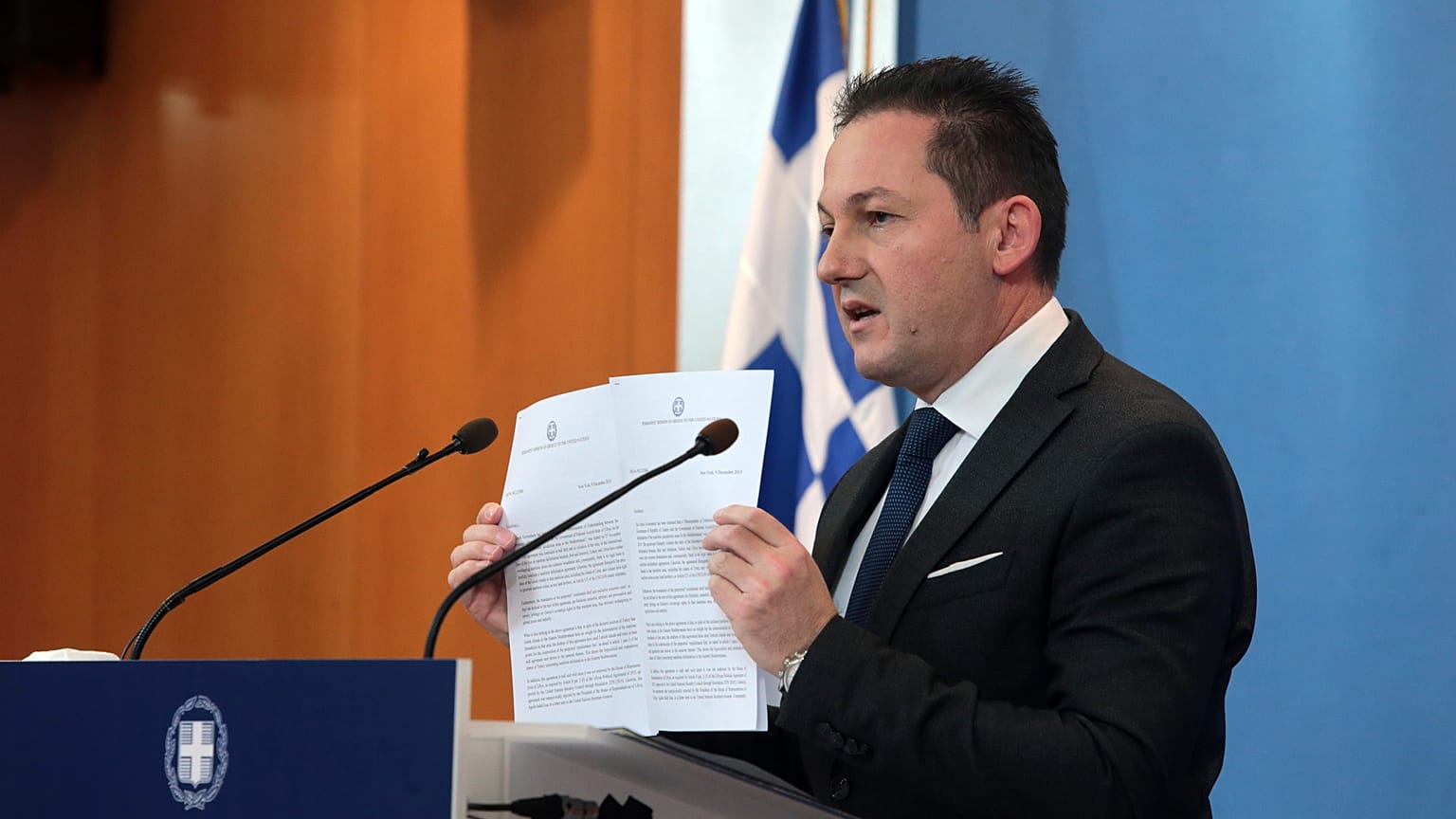 Ο υφυπουργός παρά τω πρωθυπουργώ και κυβερνητικός εκπρόσωπος, Στέλιος Πέτσας 