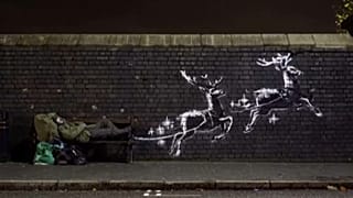 Banksy a hajléktalanok hányattatásairól