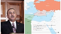 Τσαβούσογλου: "Όποιος μπει στην υφαλοκρηπίδα μας θα τον εμποδίσουμε" - Νέος προκλητικός χάρτης