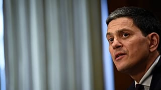 International Rescue Committee CEO David Miliband testifies before the Senate Foreign Relations Committee in Washington, D.C.