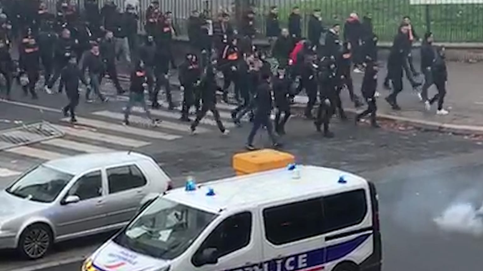 GS taraftarları Paris'te