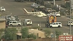 Accident d'avion dans une rue de Phoenix