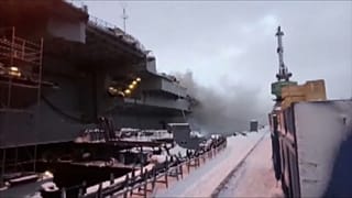 Russland: Brand auf Flugzeugträger Admiral Kusnezow