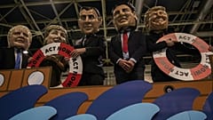 BM İklim Konferansı COP25'te protesto gösterisi
