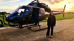 Flying over London with Helicopter Film Services