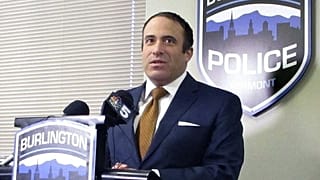 Burlington Polis Şefi Brandon del Pozo